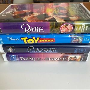 4 Family-Friendly Animated Classics, VHS